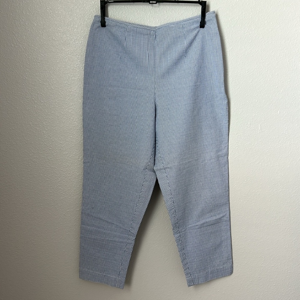 Ann Taylor checkered blue pants